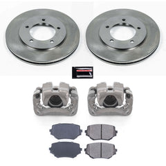 Power Stop KCOE6308 Autospecialty 1-Click OE Replacement Pad And Rotor Kit With Calipers for 1999 Suzuki Grand Vitara product image
