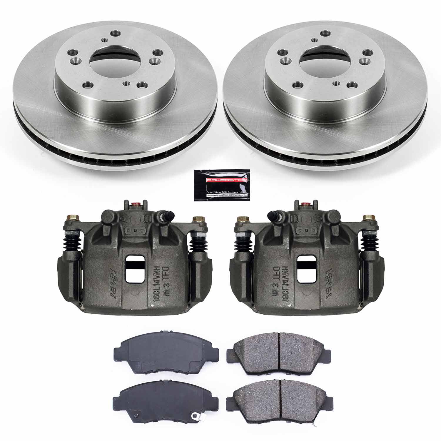 Power Stop KCOE6317 Autospecialty 1-Click Daily Driver Front Brake Kit for 2013-2015 Acura ILX product image