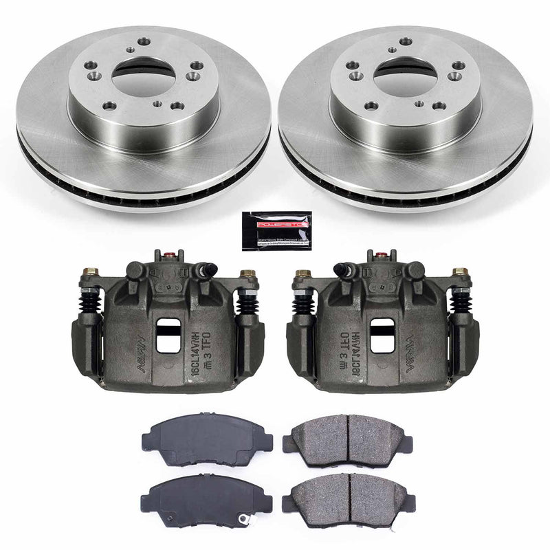 Power Stop KCOE6317 Autospecialty 1-Click Daily Driver Front Brake Kit for 2013-2015 Acura ILX product image