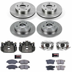 Power Stop KCOE6318 Autospecialty 1-Click Daily Driver Front And Rear Brake Kit for 2013-2015 Acura ILX product image