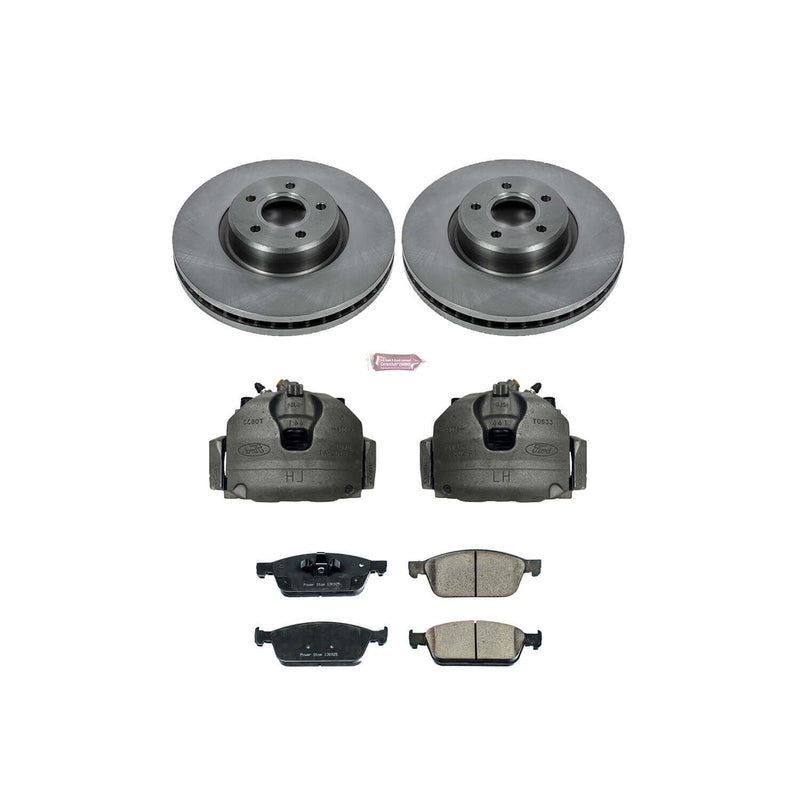 Power Stop KCOE6349 Autospecialty 1-Click Daily Driver Front Brake Kit for 2013-2016 Ford Escape All Wheel Drive product image