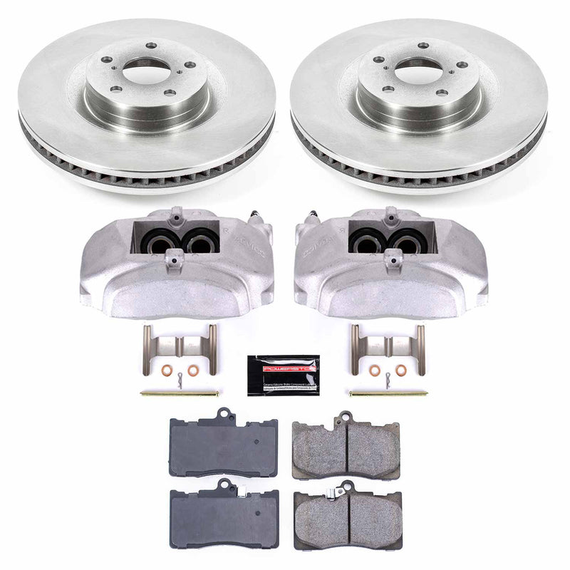 Power Stop KCOE6353 Autospecialty 1-Click OE Replacement Pad And Rotor Kit With Calipers for 2011 Lexus GS350 product image