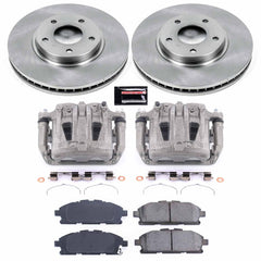 Power Stop KCOE636 Autospecialty 1-Click OE Replacement Front Brake Kit With Calipers for 2011-2017 Nissan Quest product image