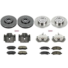 Power Stop KCOE6373 Autospecialty 1-Click Daily Driver Front And Rear Brake Kit for 2013-2016 Dodge Dart product image