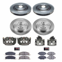 Power Stop KCOE6375 Autospecialty 1-Click Daily Driver Front And Rear Brake Kit for 2013-2017 Ford Explorer product image