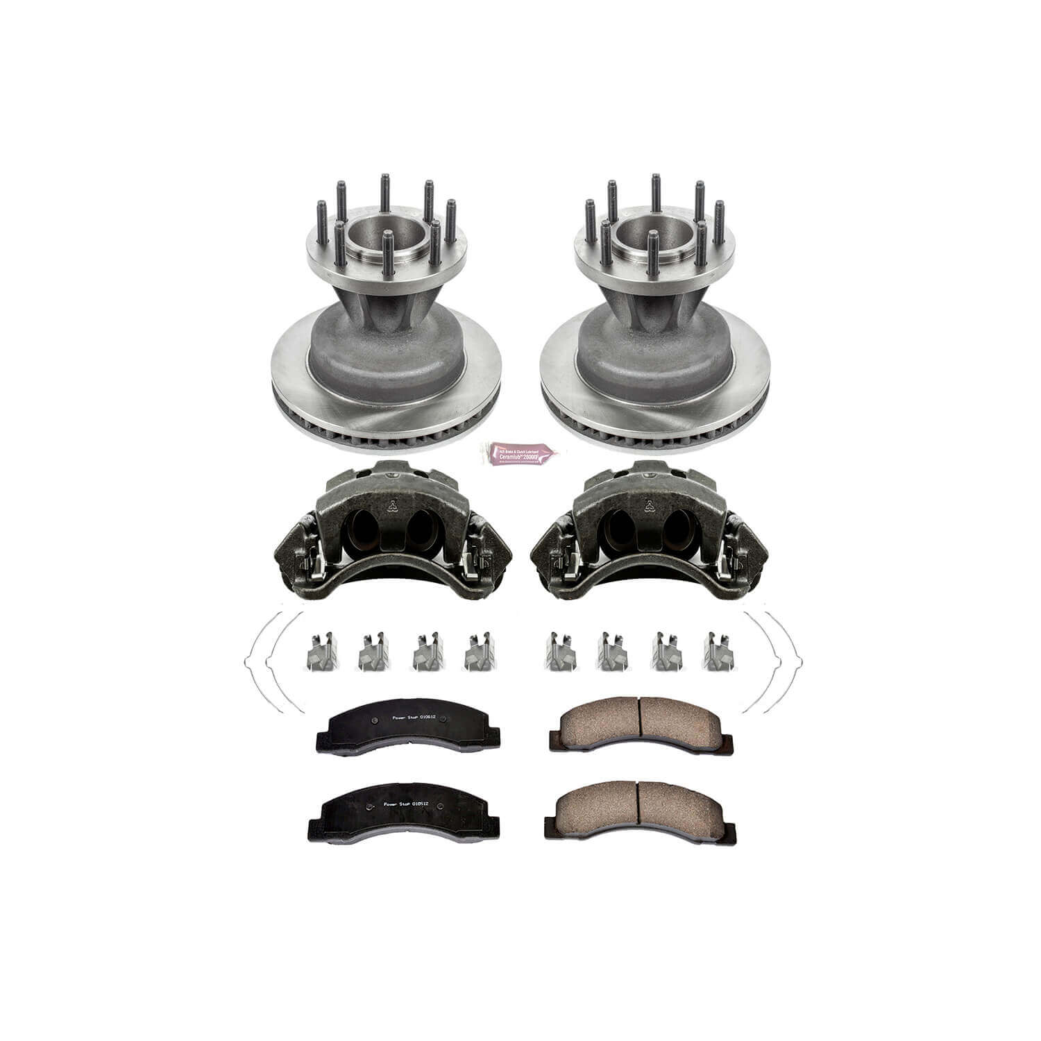 Power Stop KCOE6383 Autospecialty 1-Click Daily Driver Front Brake Kit for 2003-2004 Ford F-350 Super Duty Rear Wheel Drive product image