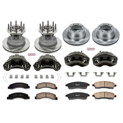 Power Stop KCOE6384 Autospecialty 1-Click Daily Driver Front And Rear Brake Kit for 2003-2004 Ford F-350 Super Duty Rear Wheel Drive product image