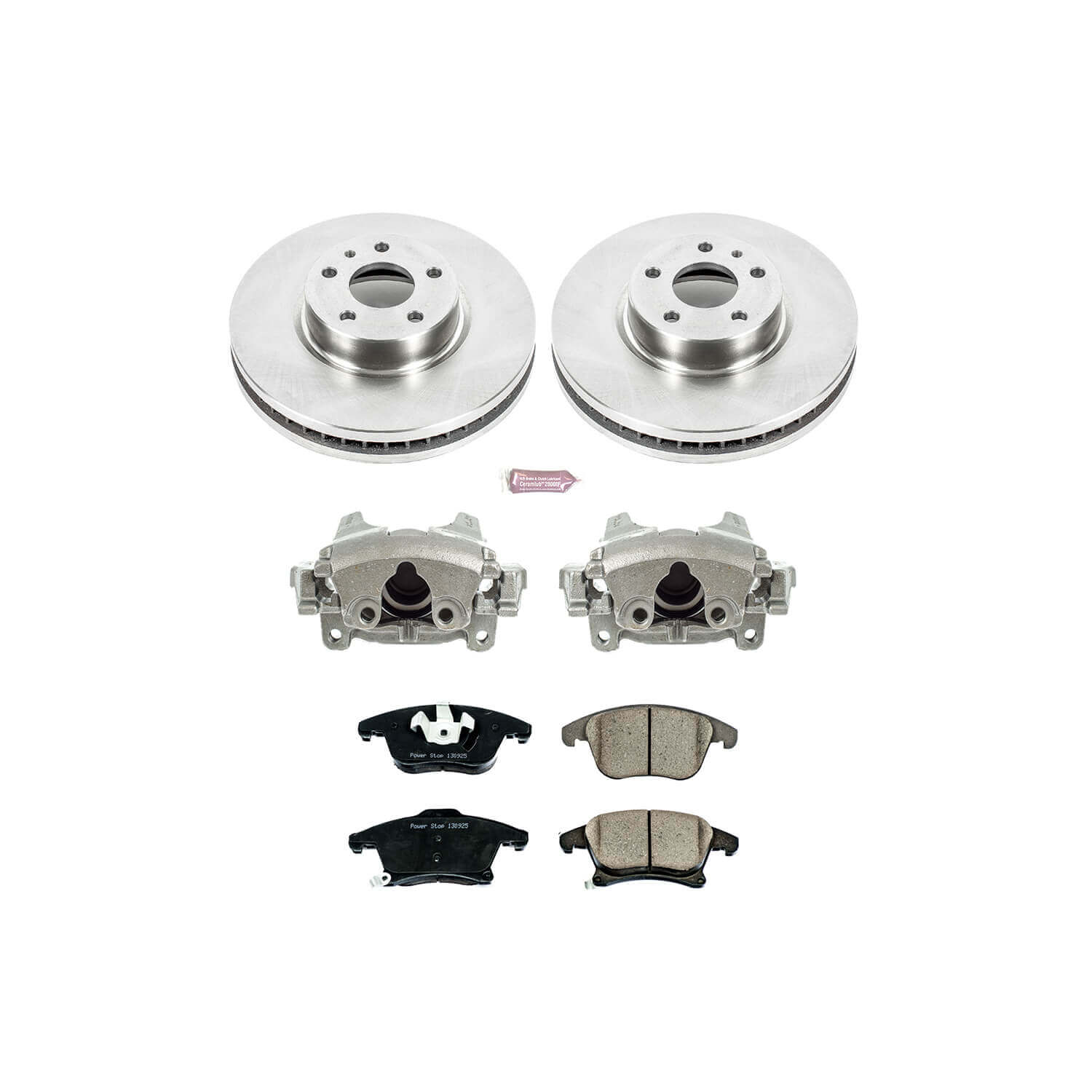 Power Stop KCOE6399 Autospecialty 1-Click Daily Driver Front Brake Kit for 2013 Ford Fusion S, SE, SE Hybrid, Titanium, Titanium Hybrid product image