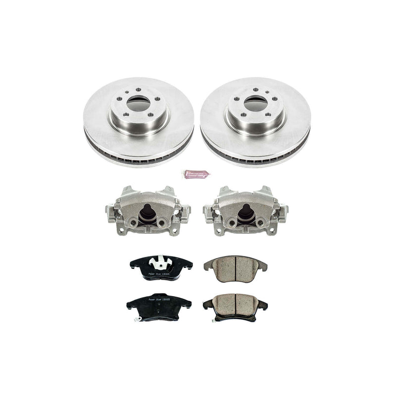 Power Stop KCOE6399 Autospecialty 1-Click Daily Driver Front Brake Kit for 2013 Ford Fusion S, SE, SE Hybrid, Titanium, Titanium Hybrid product image