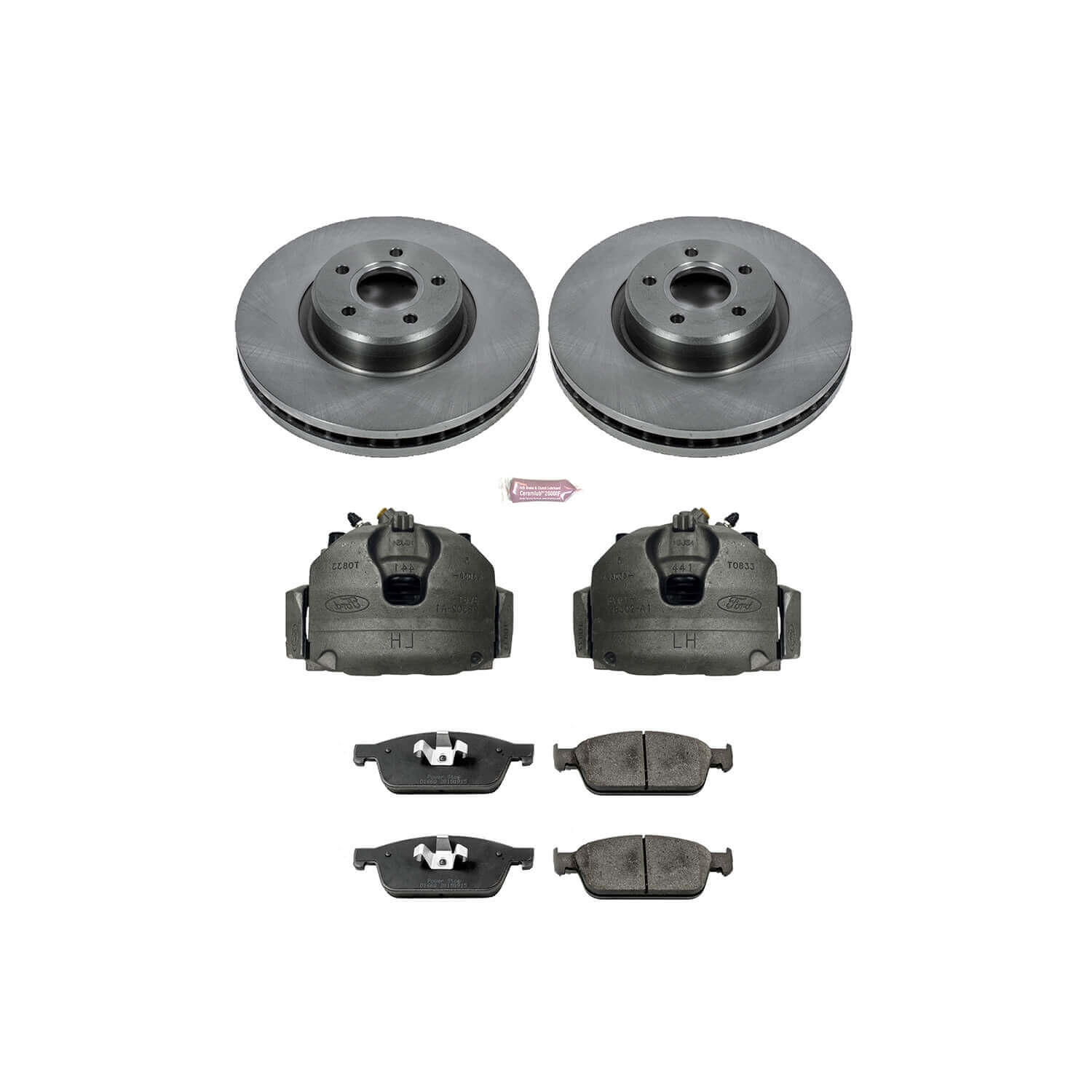 Power Stop KCOE6479 Autospecialty 1-Click Daily Driver Front Brake Kit for 2013-2014 Ford Focus ST product image
