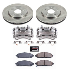 Power Stop KCOE6492 Autospecialty 1-Click OE Replacement Pad And Rotor Kit With Calipers for 2015-2018 Chevrolet City Express product image