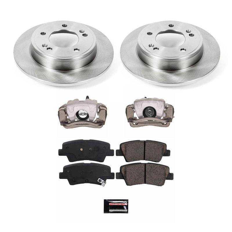 Power Stop KCOE6501B Rear Autospecialty 1-Click OE Replacement Pad And Rotor Kit With Caliper for 2017-2019 Kia Soul product image