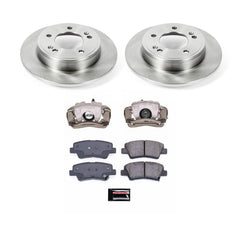 Power Stop KCOE6502A Rear Autospecialty 1-Click OE Replacement Pad And Rotor Kit With Caliper for 2014-2016 Kia Soul product image