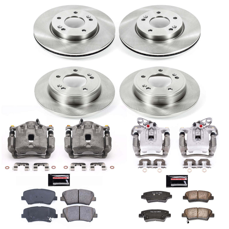 Power Stop KCOE6504 Autospecialty 1-Click OE Replacement Pad And Rotor Kit With Calipers for 2011-2014 Hyundai Elantra Sedan (4 Door) product image
