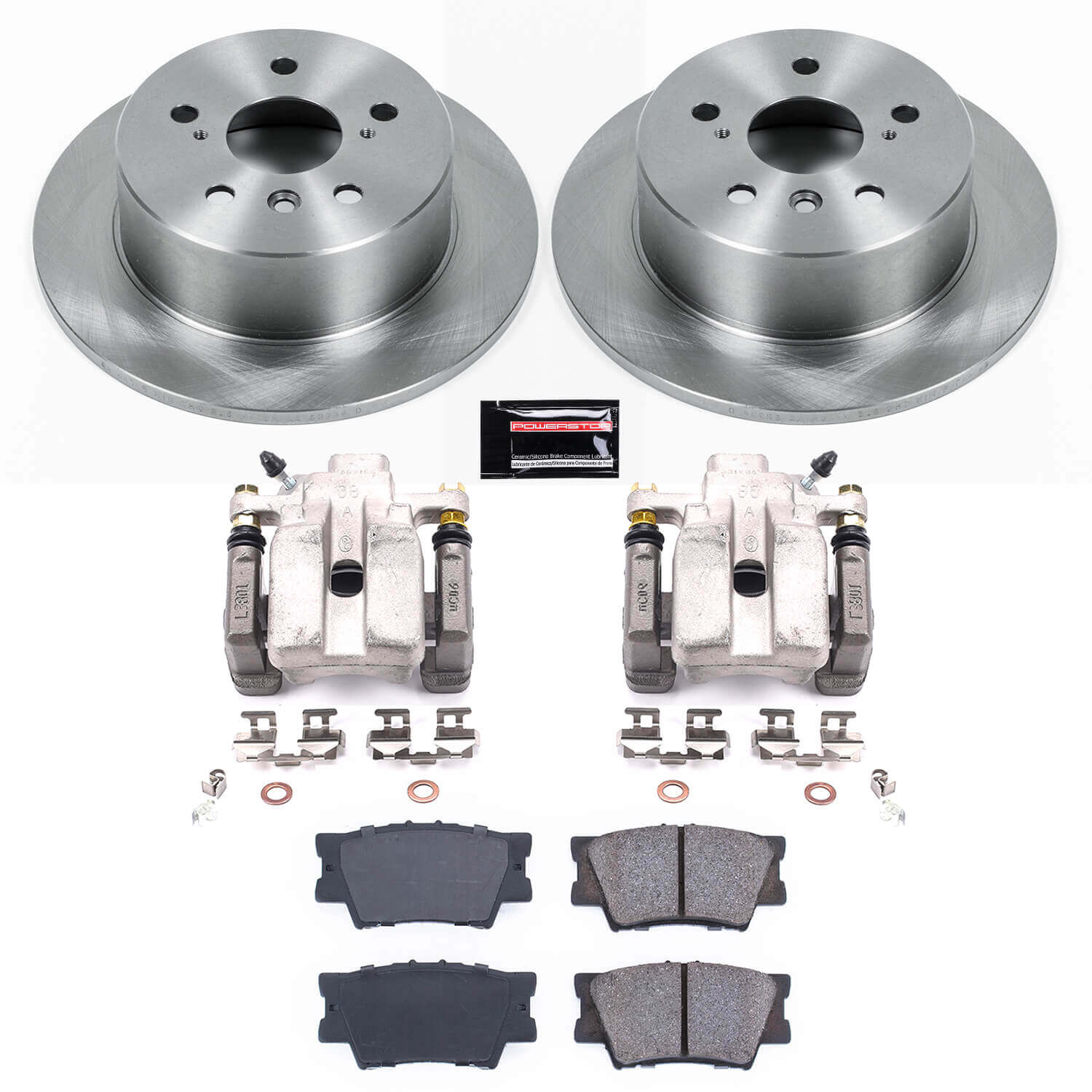 Power Stop KCOE6520 Autospecialty 1-Click Daily Driver Rear Brake Kit for 2013-2018 Lexus ES300H product image
