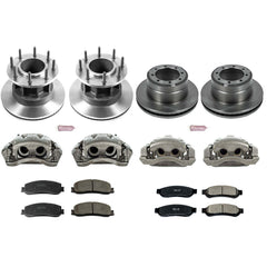 Power Stop KCOE6527 Autospecialty 1-Click Daily Driver Front And Rear Brake Kit for 2012 Ford F-350 Super Duty Rear Wheel Drive product image