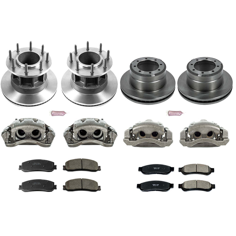 Power Stop KCOE6527 Autospecialty 1-Click Daily Driver Front And Rear Brake Kit for 2012 Ford F-350 Super Duty Rear Wheel Drive product image