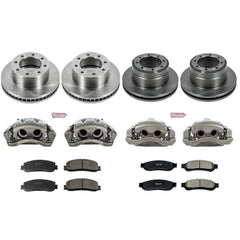 Power Stop KCOE6546 Autospecialty 1-Click Daily Driver Front And Rear Brake Kit for 2012 Ford F-350 Super Duty 4 Wheel Drive product image