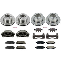 Power Stop KCOE6547 Autospecialty 1-Click Daily Driver Front And Rear Brake Kit for 2012 Ford F-250 Super Duty 4 Wheel Drive product image