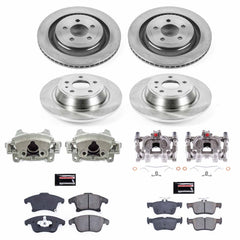 Power Stop KCOE6556A Autospecialty 1-Click OE Replacement Pad And Rotor Kit With Calipers for 2013 Ford Fusion S, SE, SE Hybrid, Titanium, Titanium Hybrid product image