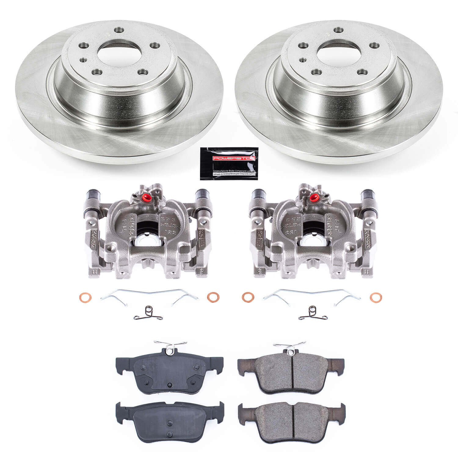 Power Stop KCOE6559A Autospecialty 1-Click OE Replacement Pad And Rotor Kit With Calipers for 2013 Ford Fusion S, SE, SE Hybrid, Titanium, Titanium Hybrid product image