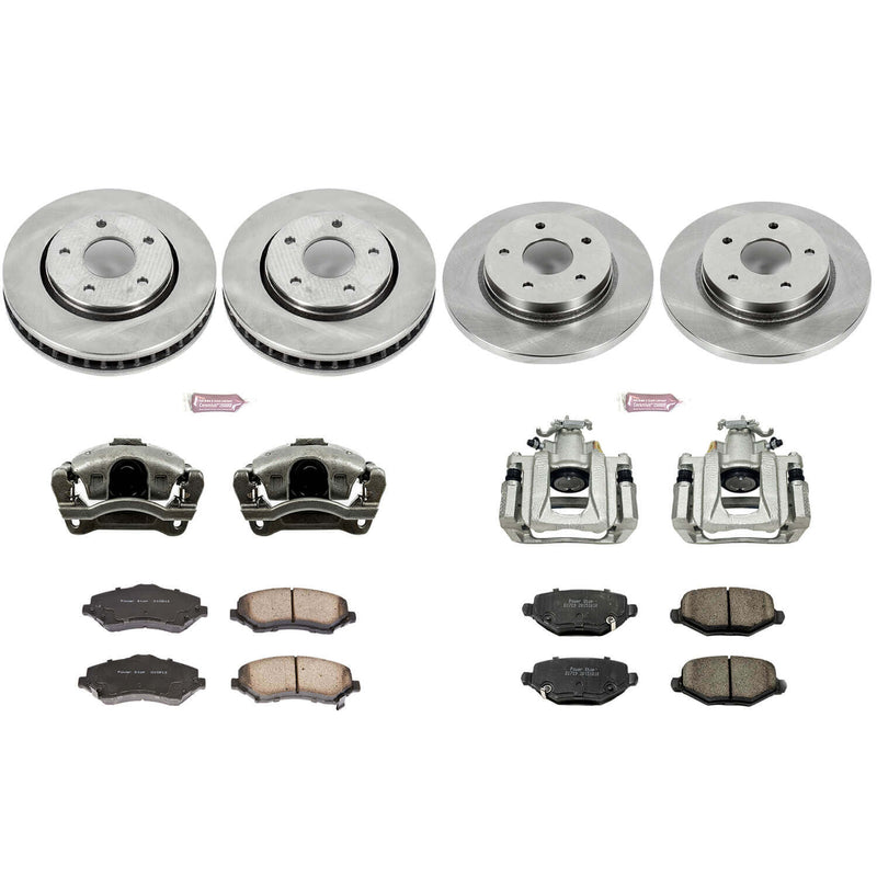 Power Stop KCOE6563 Autospecialty 1-Click Daily Driver Front And Rear Brake Kit for 2012-2016 Chrysler Town & Country product image