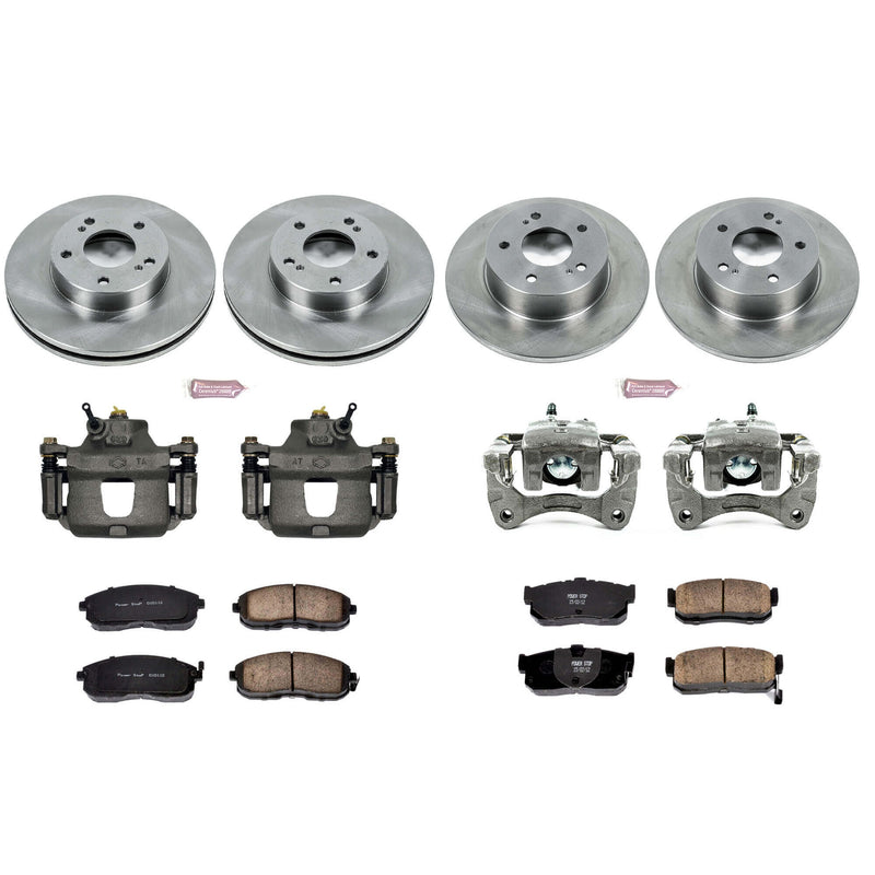 Power Stop KCOE662 Autospecialty 1-Click Daily Driver Front And Rear Brake Kit for 1996-1999 Infiniti I30 product image