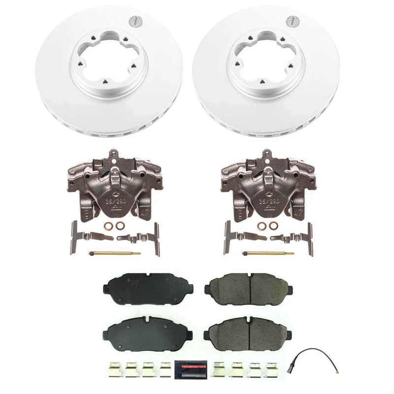 Power Stop KCOE6700 Front And Rear Autospecialty 1-Click OE Replacement Pad And Rotor Kit With Calipers for 2000-2003 Mercedes-Benz CLK430 product image