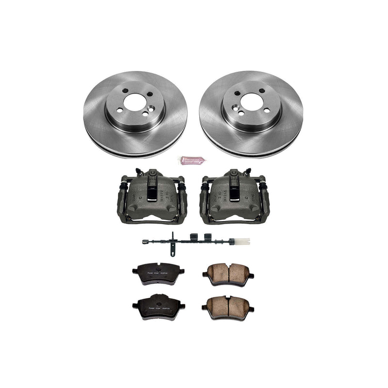Power Stop KCOE6741 Autospecialty 1-Click Daily Driver Front Brake Kit for 2012-2014 MINI Cooper Coupe S, Roadster S, S, S Clubman product image