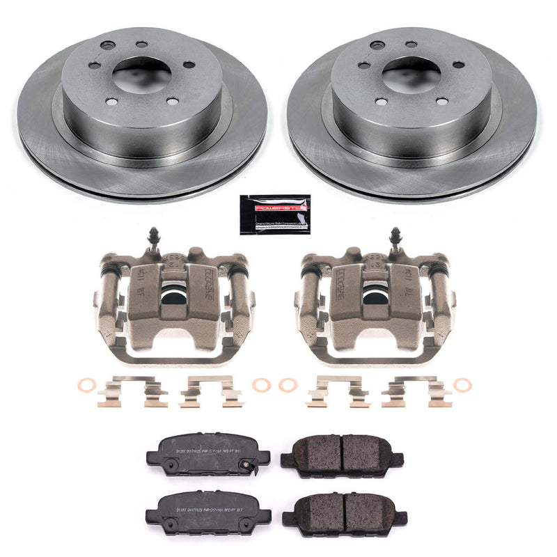 Power Stop KCOE6761A Autospecialty 1-Click OE Replacement Pad And Rotor Kit With Calipers for 2011-2025 Nissan Leaf product image
