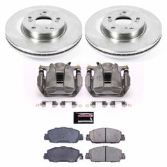 Power Stop KCOE6777A Autospecialty 1-Click OE Replacement Front Brake Kit With Calipers for 2013 Honda Accord EX-L, Touring product image