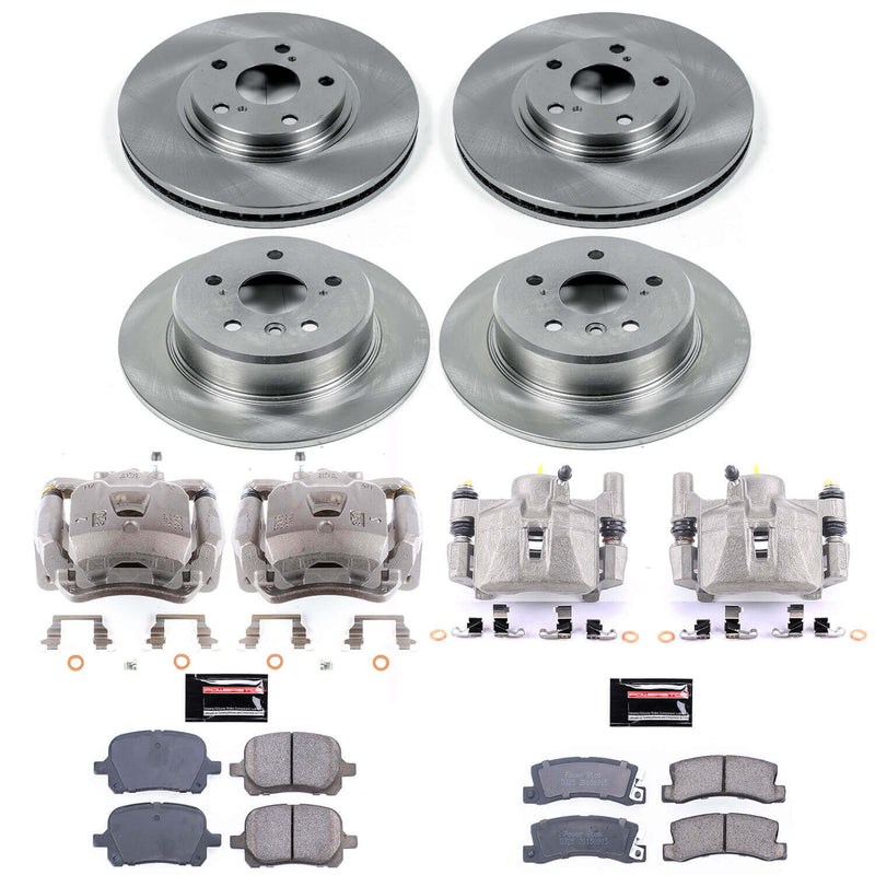 Power Stop KCOE6782 Autospecialty 1-Click OE Replacement Pad And Rotor Kit With Calipers for 1999-2001 Lexus RX300 All Wheel Drive product image