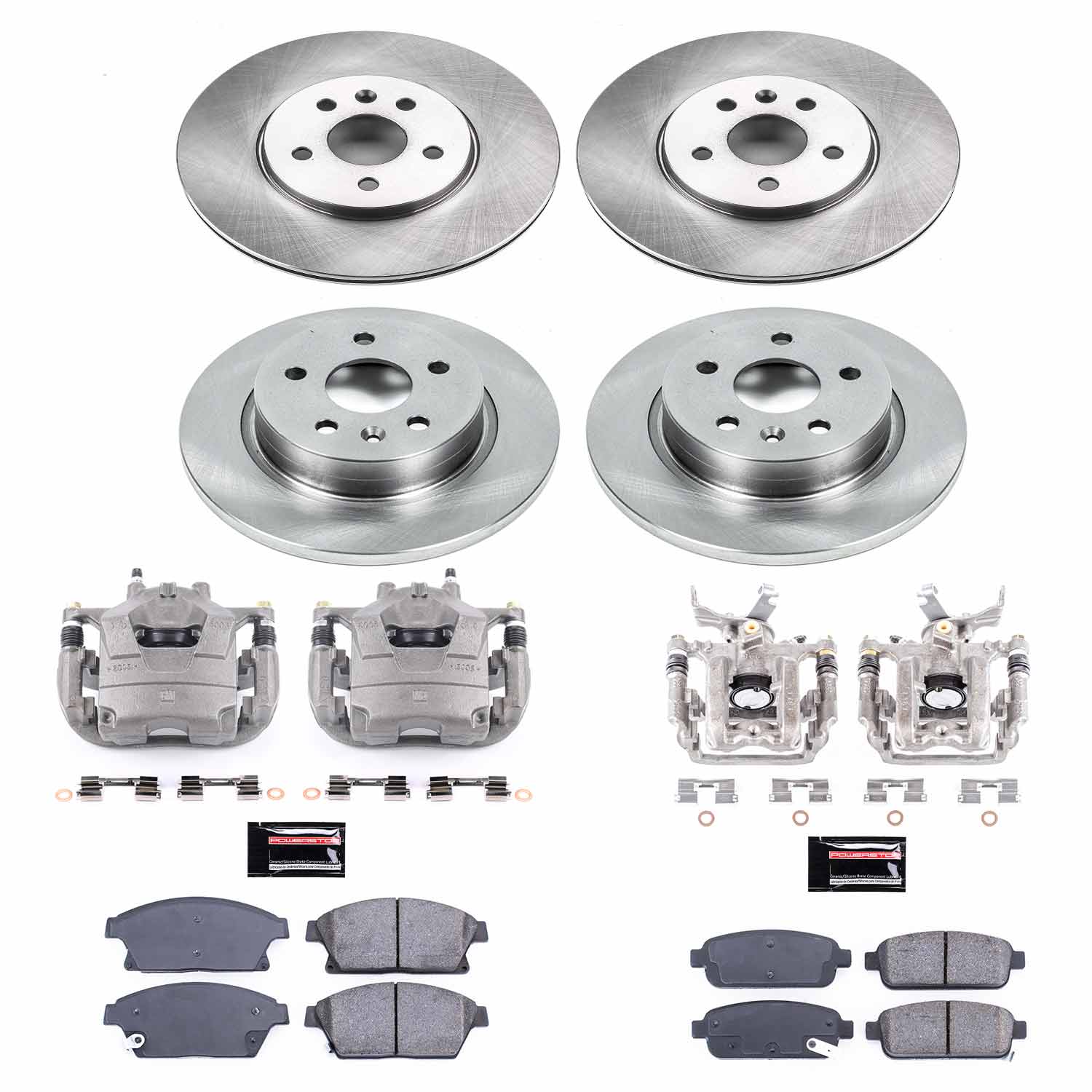 Power Stop KCOE6792 Autospecialty 1-Click OE Replacement Pad And Rotor Kit With Calipers for 2013-2017 Buick Encore product image
