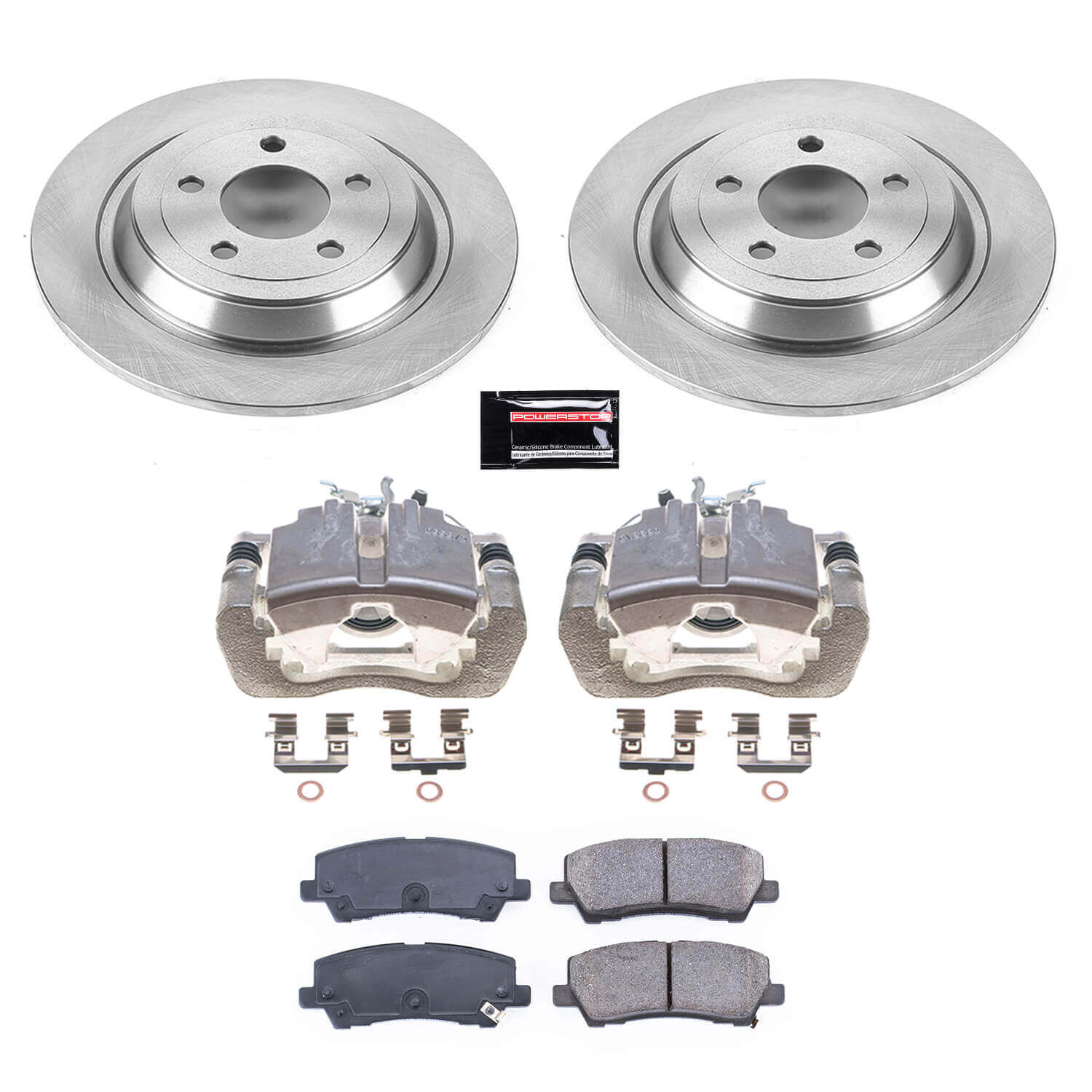 Power Stop KCOE6813 Autospecialty 1-Click OE Replacement Pad And Rotor Kit With Calipers for 2015-2017 Ford Mustang Ecoboost, Ecoboost Premium, V6 product image