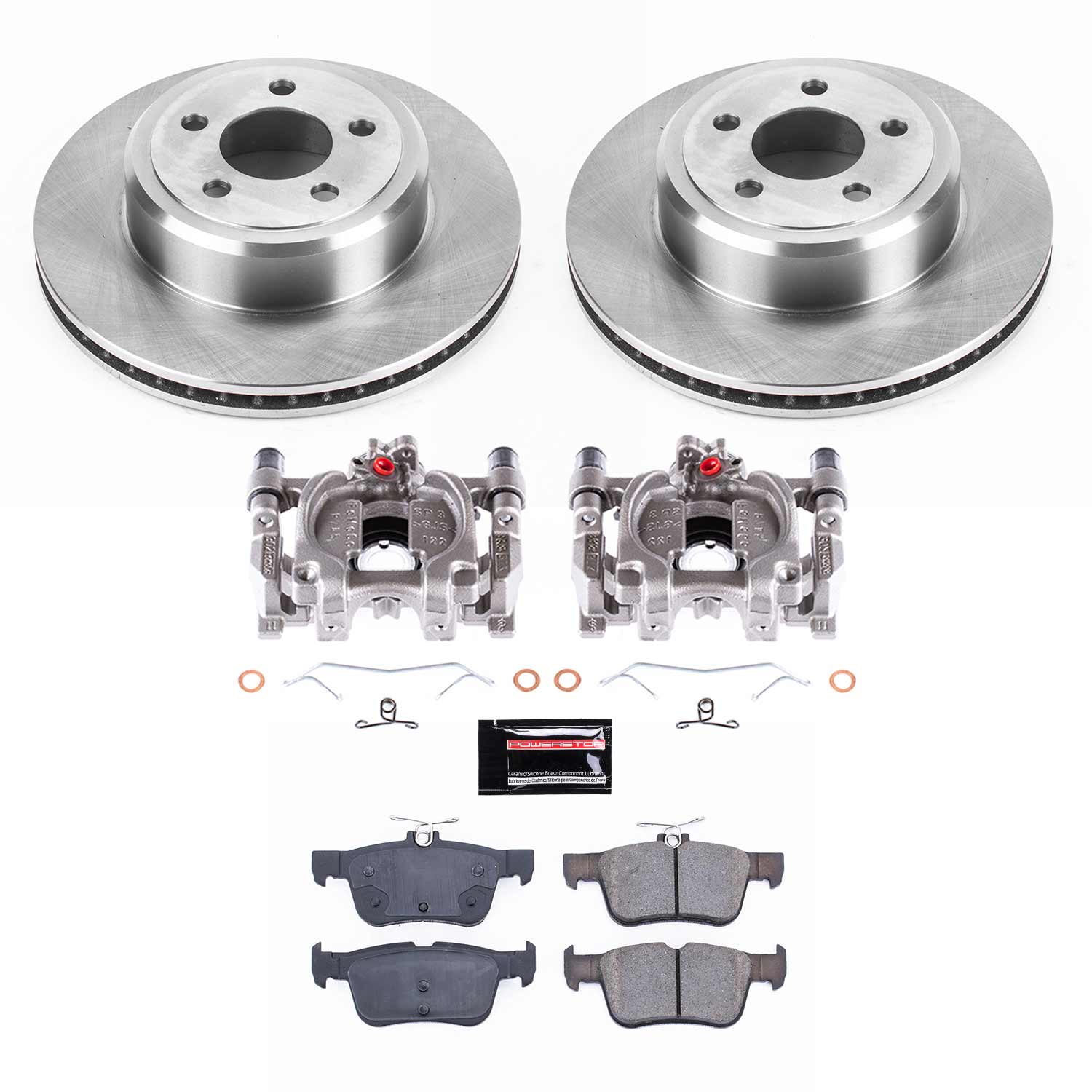 Power Stop KCOE6817A Autospecialty 1-Click OE Replacement Pad And Rotor Kit With Calipers for 2013-2014 Lincoln Mkz product image