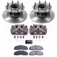 Power Stop KCOE6823 - Front Z17 Evolution Pad And Autospecialty 1-Click OE Replacement Rotor Kit With Calipers vehicle fitment brake part