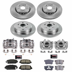 Power Stop KCOE6939 Autospecialty 1-Click OE Replacement Pad And Rotor Kit With Calipers for 2013-2018 Acura RDX product image