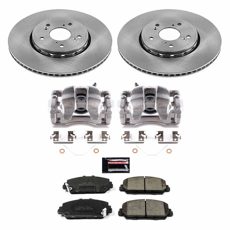 Power Stop KCOE6940 Autospecialty 1-Click OE Replacement Pad And Rotor Kit With Calipers for 2013-2018 Acura RDX product image