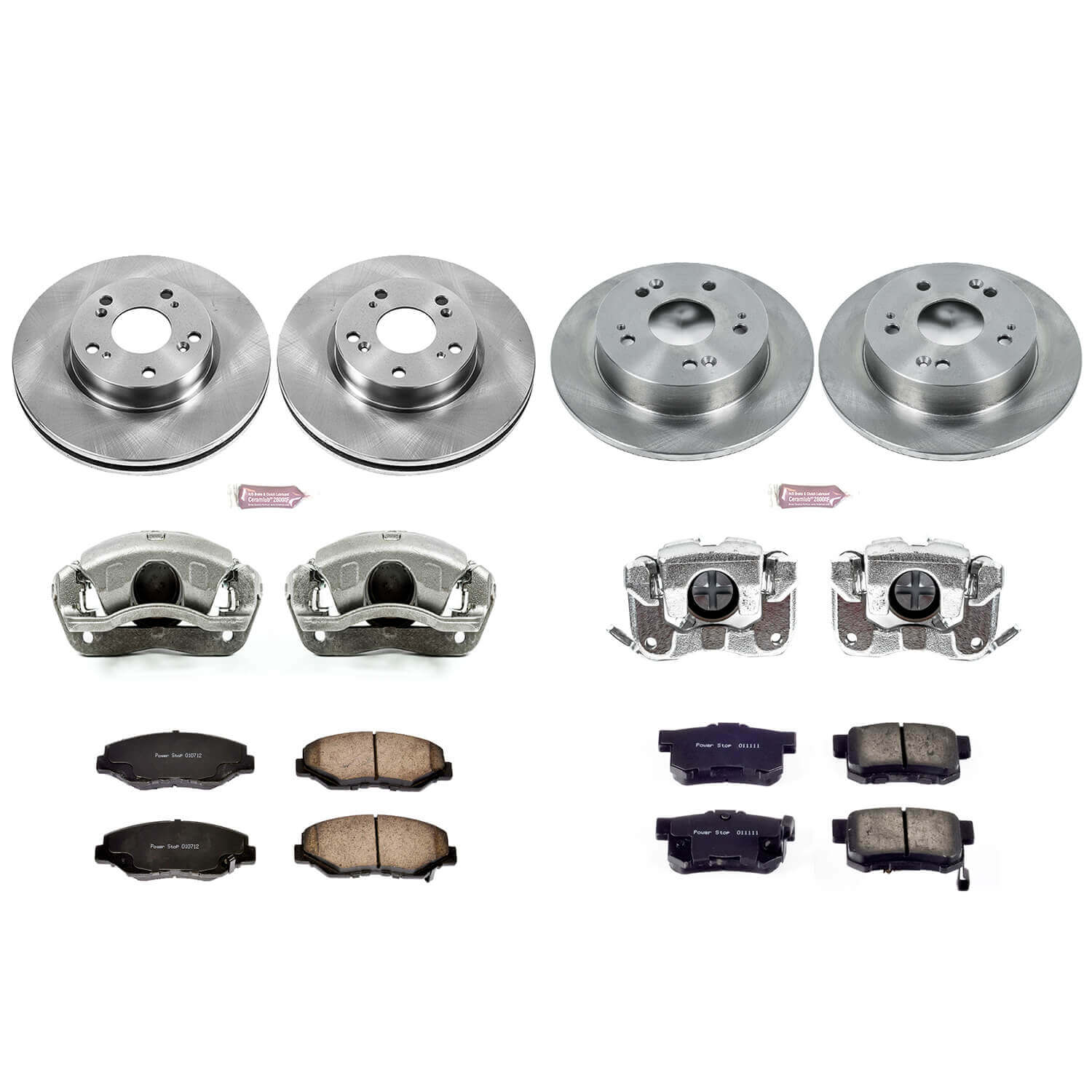 Power Stop KCOE6942 Autospecialty 1-Click Daily Driver Front And Rear Brake Kit for 2013 Acura ILX product image