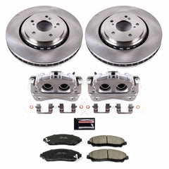 Power Stop KCOE6957 Autospecialty 1-Click OE Replacement Pad And Rotor Kit With Calipers for 2014-2016 Acura MDX product image