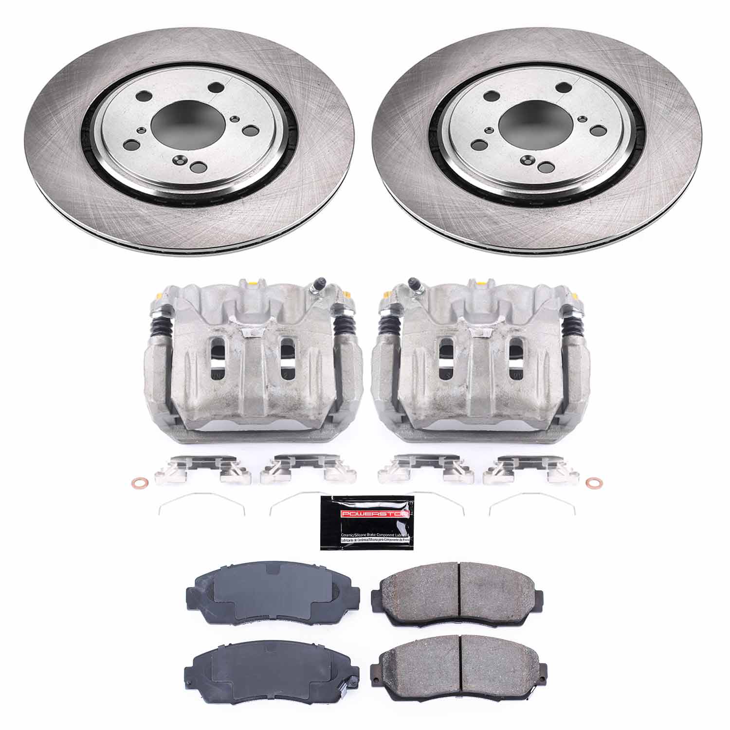 Power Stop KCOE6959 Autospecialty 1-Click OE Replacement Front Brake Kit With Calipers for 2015-2017 Honda Odyssey product image