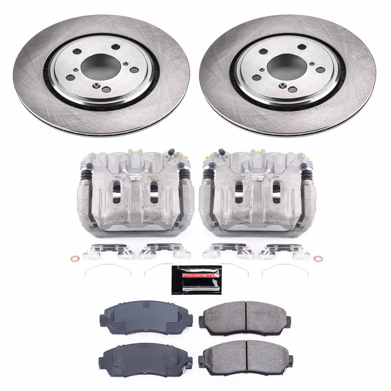 Power Stop KCOE6959 Autospecialty 1-Click OE Replacement Front Brake Kit With Calipers for 2015-2017 Honda Odyssey product image