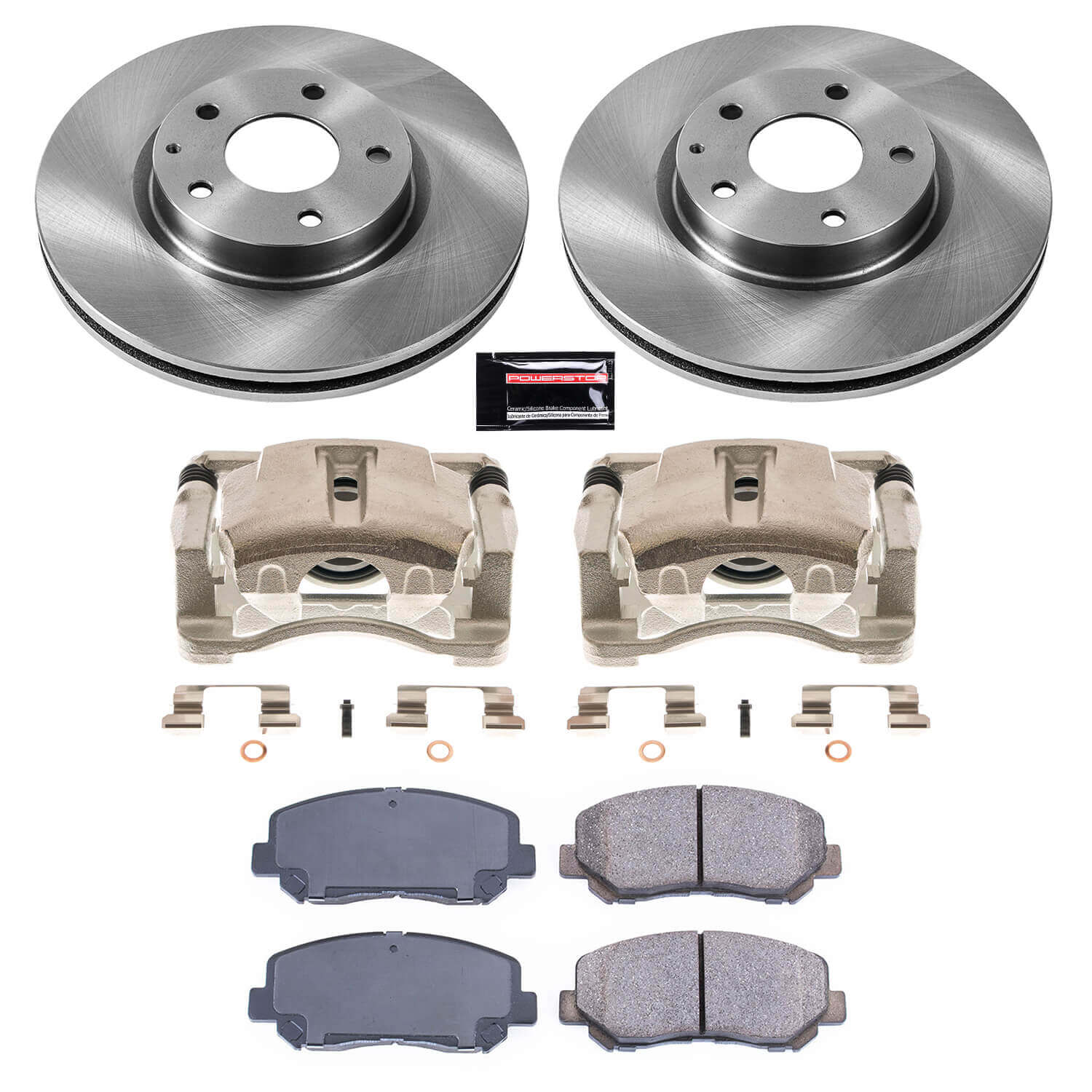 Power Stop KCOE6967 Autospecialty 1-Click OE Replacement Pad And Rotor Kit With Calipers for 2013-2015 Mazda CX-5 product image