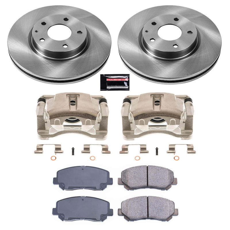Power Stop KCOE6967 Autospecialty 1-Click OE Replacement Pad And Rotor Kit With Calipers for 2013-2015 Mazda CX-5 product image