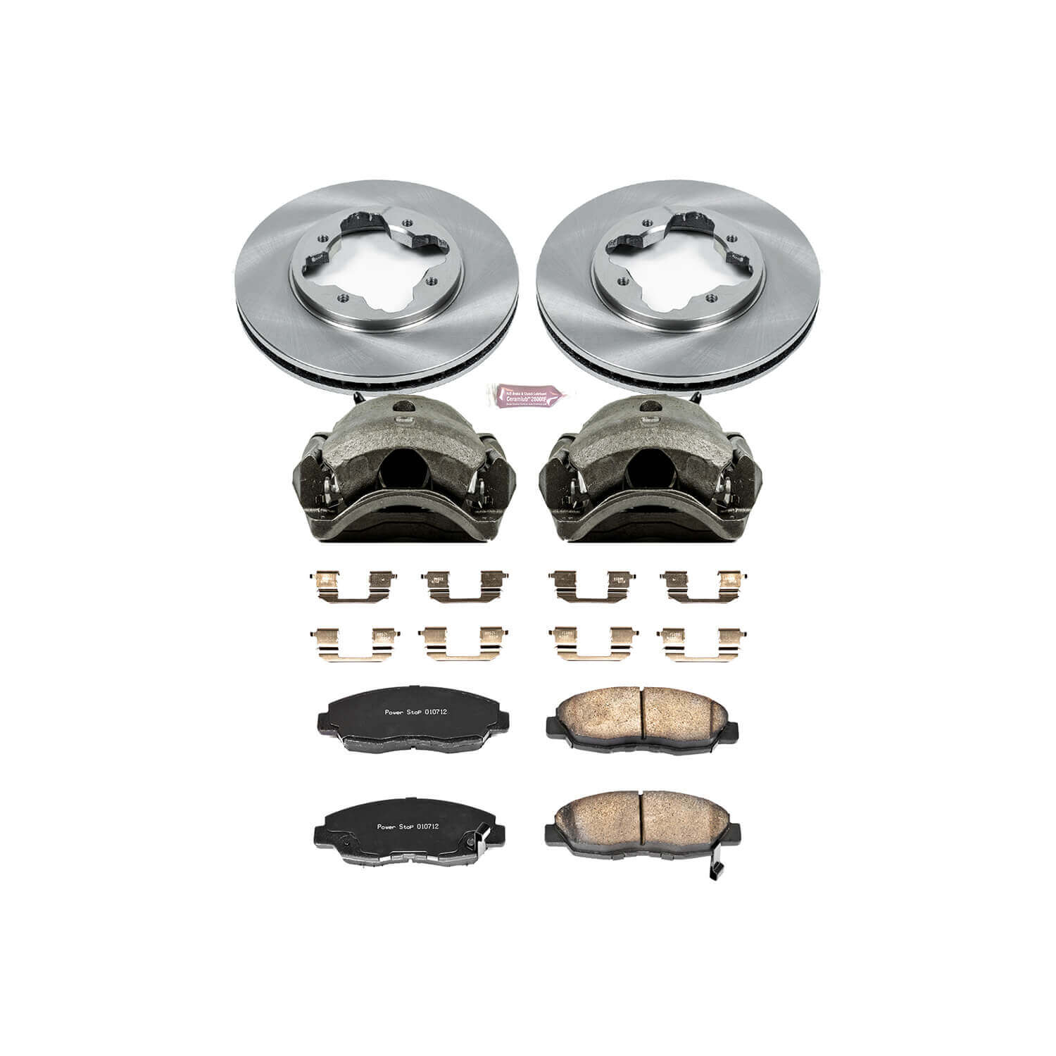Power Stop KCOE697 Autospecialty 1-Click Daily Driver Front Brake Kit for 1997 Acura CL product image