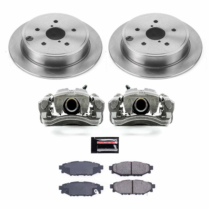 Power Stop KCOE6977 Autospecialty 1-Click OE Replacement Rear Brake Kit With Calipers for 2015-2021 Subaru WRX product image