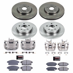 Power Stop KCOE6995 Autospecialty 1-Click OE Replacement Pad And Rotor Kit With Calipers for 2015-2017 Chevrolet Trax Rear Disc product image