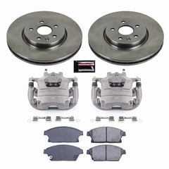 Power Stop KCOE6996 Autospecialty 1-Click OE Replacement Front Brake Kit With Calipers for 2015-2017 Chevrolet Trax product image