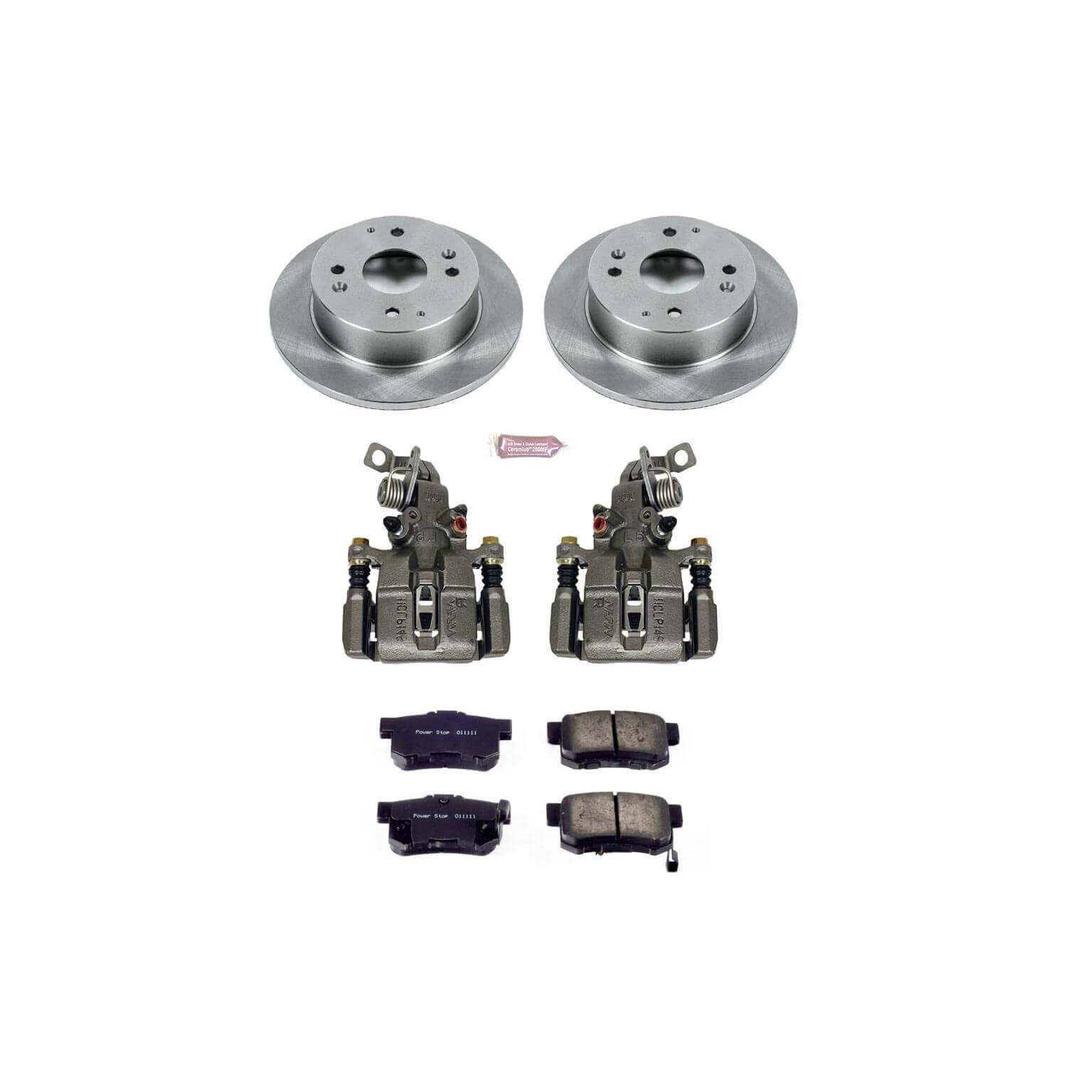 Power Stop KCOE701B Autospecialty 1-Click Daily Driver Rear Brake Kit for 1991 Honda Accord Station Wagon product image