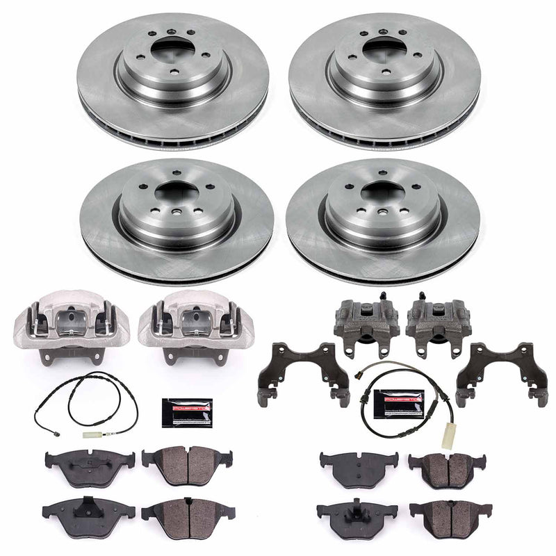 Power Stop KCOE7021 Autospecialty 1-Click Daily Driver Front And Rear Brake Kit for 2013-2015 BMW X1 XDRIVE35I product image